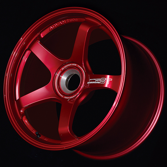 Advan GT Premium Version (Center Lock) 20x9 +49 Racing Candy Red Wheel (Porsche)