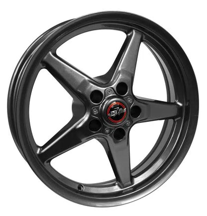 Race Star 92 Drag Star Bracket Racer 18x5 5x115BC 2.00BS Metallic Gray Wheel | 92-850445G