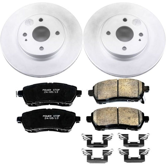 Power Stop Front Z17 Evolution Geomet Coated Brake Kit Mazda Mazdaspeed 2 2011-2014 | CRK6344