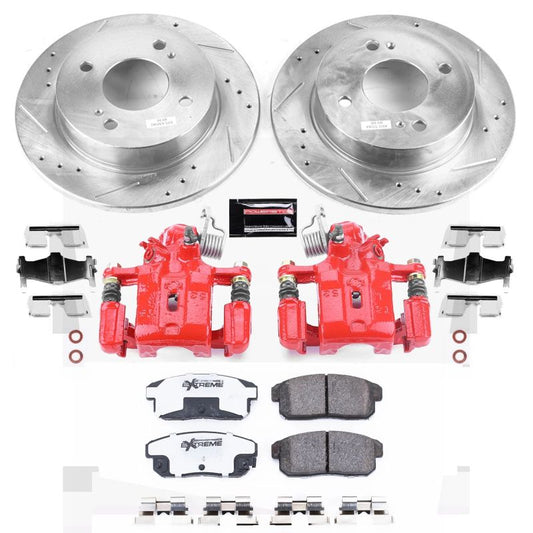 Power Stop Rear Z26 Street Brake Kit w/ Calipers Infiniti G20 2001-2002 / Nissan Sentra 2001-2006 | KC741-26