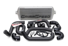 GrimmSpeed Front Mount Intercooler Kit Raw Core / Black Pipe 2008-2014 Subaru STI | 090228
