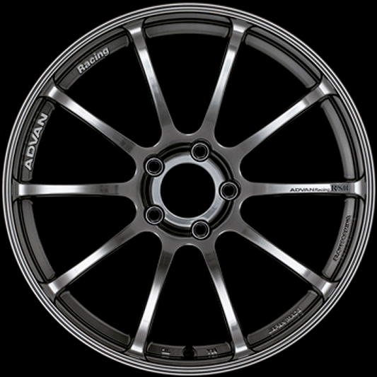 Advan RSII 18x8.0 +45 5-114.3 Racing Hyper Black Wheel