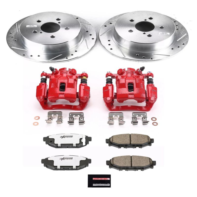 Power Stop 2005 Subaru Legacy Z26 Street Kit w/ Calipers - Rear | KC4632-26