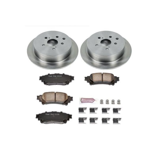 Power Stop Rear Autospecialty Brake Kit Lexus RX350 2010-2015 / RX450h 2010-2015 / Toyota Sienna 2011-2020 / Highlander 2014-2019 | KOE5864