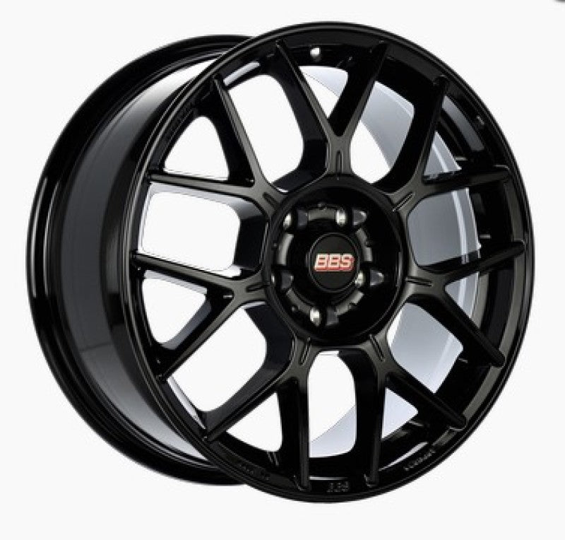 BBS XR 18x8 5x100 ET45 Gloss Black Wheel - 70mm PFS/Clip Required | XR0108BG