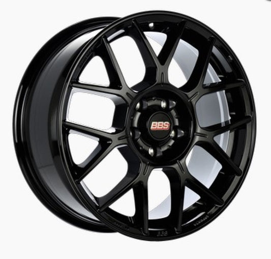 BBS XR 17x7.5 5x112 ET35 Black Gloss Wheel - 82mm PFS Required | XR0403BG