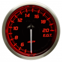 DEFI Racer Exhaust Temp Gauge N2 52mm Red Universal | DF16402