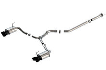 Borla [15-21 WRX/STI] S-Type Cat Back Exhaust w/ Ceramic Black Steel Tips | 140595CB