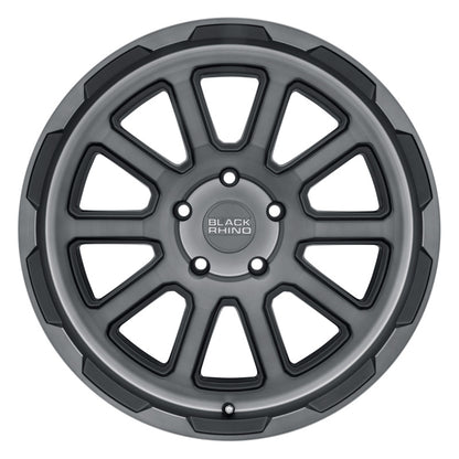 Black Rhino Chase 20x8.5 5x114.3 ET10 CB 76.1 Brushed Gunmetal Wheel