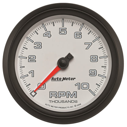 Autometer Pro-Cycle Gauge Tachometer 3 3/8in 10K Rpm White Universal | 19598