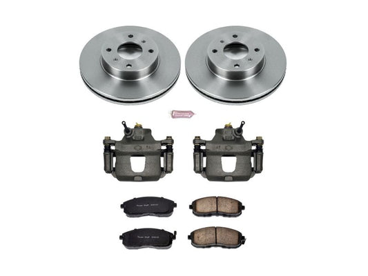 Power Stop Front Autospecialty Brake Kit w/ Calipers Nissan Altima 1993-2001 / Sentra 2000-2006 | KCOE749