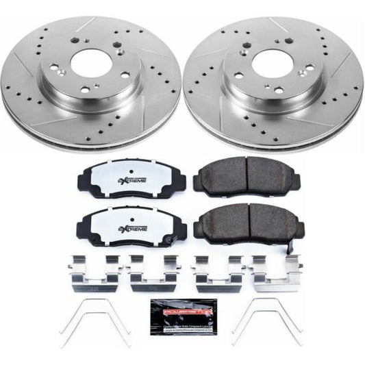 Power Stop Front Z26 Street Warrior Brake Kit Honda Civic 2012-2015 | K6766-26