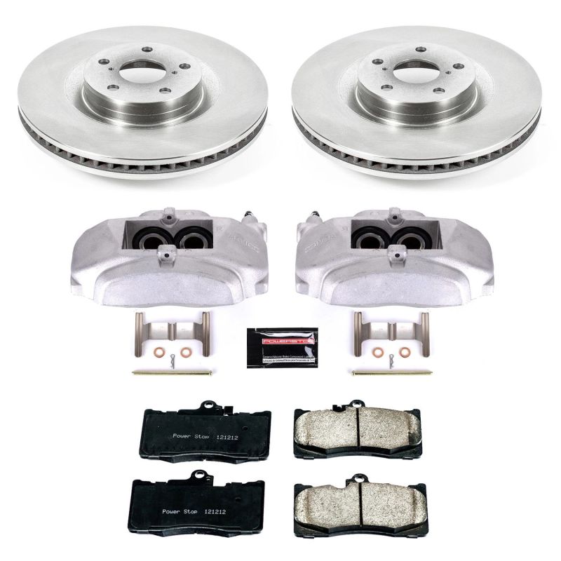 Power Stop Front Autospecialty Brake Kit w/ Calipers Lexus GS350 2013-2020 / GS300 2018-2019 / GS450h 2013-2018 / IS200t 2016-2017 / IS300 2016-21 / IS350 2013-2020 / RC200t 2016-2017 / RC300 2016-2020 / RC350 15-2020 | KCOE6355