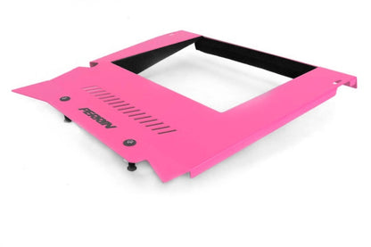 Perrin 15-21 Subaru WRX Engine Cover Kit (Intercooler Shroud + Pulley Cover) - Hyper Pink | PSP-ENG-165HP