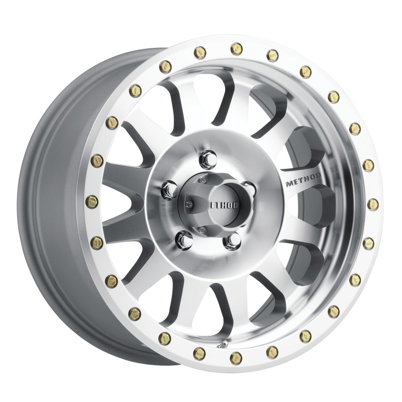 Method MR304 Double Standard 18x9 +25mm Offset 5x150 116.5mm CB Machined/Clear Coat Wheel
