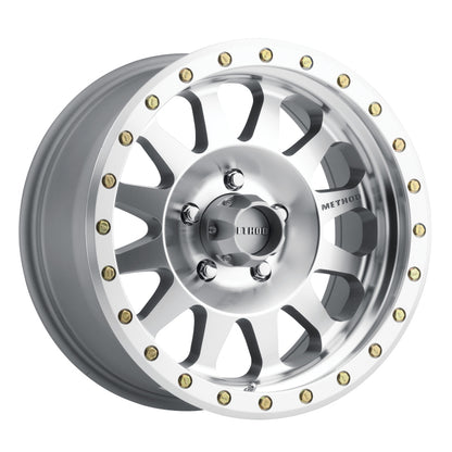 Method MR304 Double Standard 18x9 +25mm Offset 5x150 116.5mm CB Machined/Clear Coat Wheel