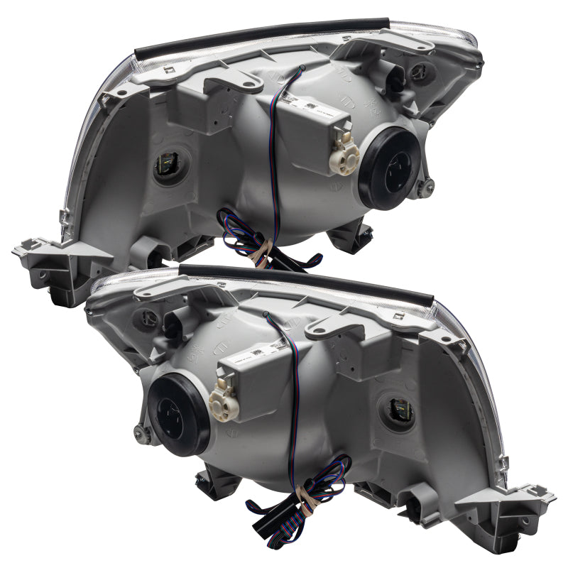 Oracle Pre-Assembled Halo Headlights SMD Black ColorSHIFT w/ Simple Controller Toyota Tacoma 2005-2011 | orl8161-504