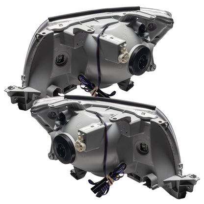 Oracle Pre-Assembled Halo Headlights SMD Black ColorSHIFT w/ Simple Controller Toyota Tacoma 2005-2011 | orl8161-504