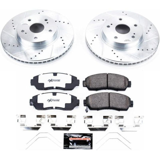 Power Stop 15-18 Subaru Legacy Front Z26 Street Warrior Brake Kit | K7356-26