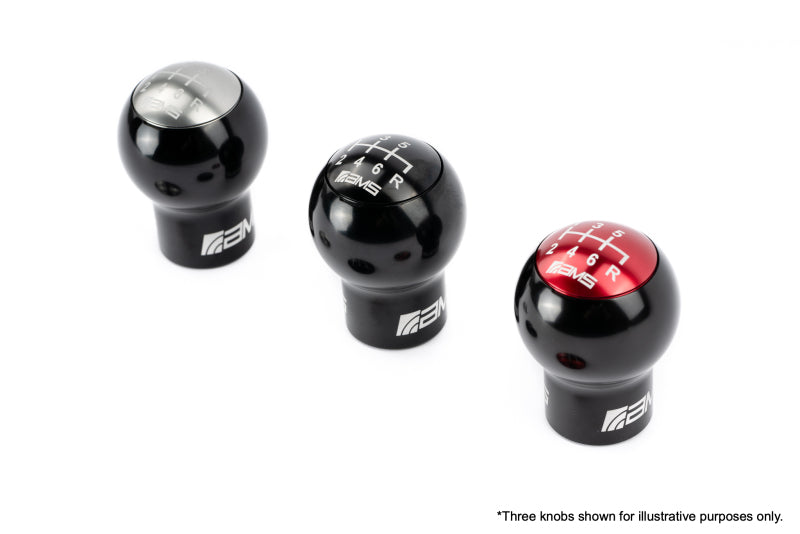 AMS Performance 15-24 WRX / 04-21 STi 6-Speed Billet Shift Knob (Incl Red, Black, & Gunmetal Cap) | AMS.50.06.0002-1