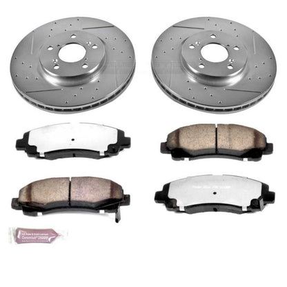 Power Stop Front Z36 Truck & Tow Brake Kit Honda Ridgeline 2006-2011 | K2429-36