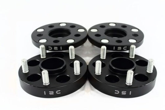 ISC Suspension 05-21 STI/ 15-21 Subaru WRX 5x114.3 Hub Centric Wheel Spacers 20mm Black (Pair) | WS5X11420B