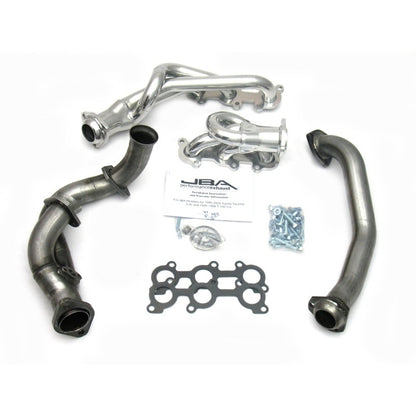 JBA Performance Exhaust 1 1/2" Header Shorty Stainless Steel Silver Ceramic Toyota Tacoma 1995-2000 3.4L | 2032S-1JS