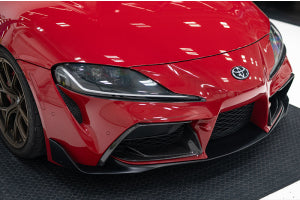 OLM LE Dry Carbon Fiber Front Side Bumper Covers Toyota Supra 2020-21 | A.70241.1