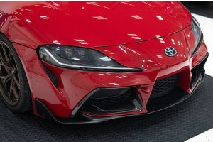 OLM LE Dry Carbon Fiber Lower Front Bumper Covers Toyota Supra 2020-21 | A.70242.1