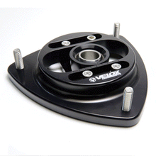 Verus Engineering 13-23 BRZ / 17-23 Toyota 86 Front Camber Plate Kit Anodized Black | A0019A-BLK