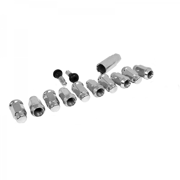 Race Star 12mm x 1.5 Closed End Acorn Lug Kit - 10 PK | 602-2439-10