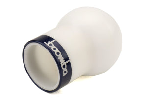 Boomba Racing White Delrin Shift Knob w/Blue Trim Subaru 6MT Models Scion FR-S 2013-2016 / Subaru BRZ 2013-2019 / Forester 2014 / Impreza WRX STI 2004-2014 / Legacy 2007-2012 / WRX 15-21 / WRX STI 15-21 / Toyota 86 2017-2019 | 031-00-009BLUE