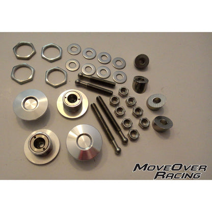 Move Over Racing 13+ BRZ/FR-S/86. Bumper Quick Release Kit - Chrome | MOVFT86-QRKCH