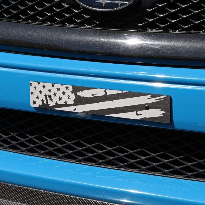 Billetworkz "Distressed Flag" Plate Delete