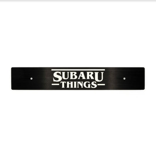 Billetworkz "Subaru Things" Plate Delete