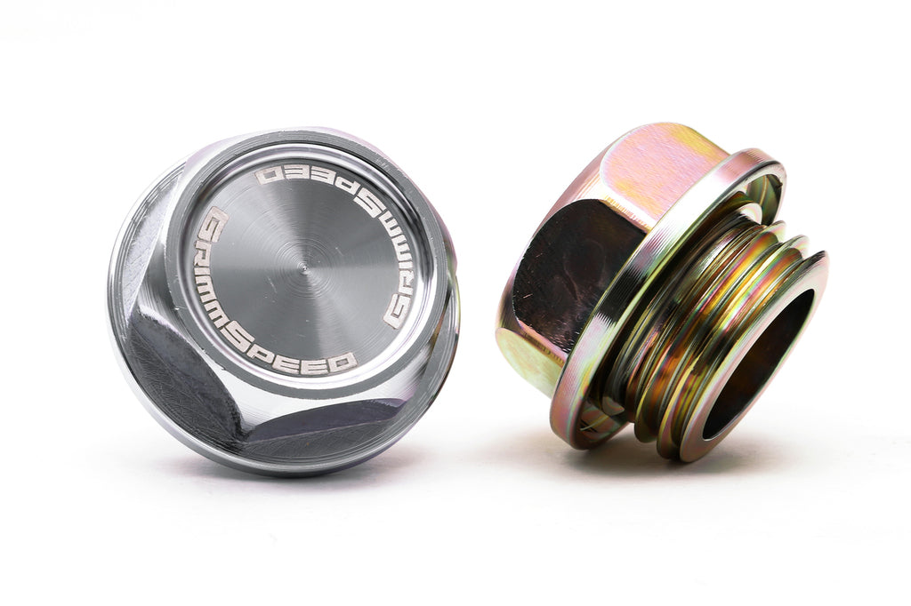 GrimmSpeed Bolt Style Clear Zinc Oil Cap Most Subaru Models | 120014C