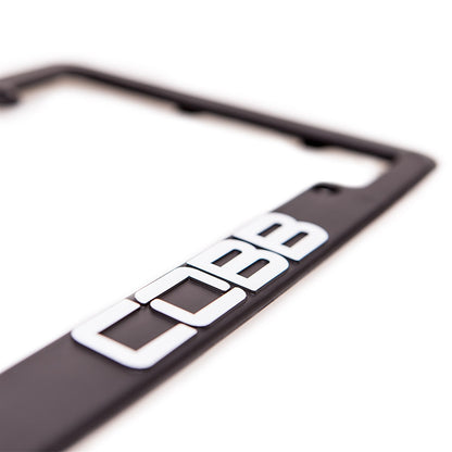 Cobb Black License Plate Frame Universal | CO-PFRAME-NEW