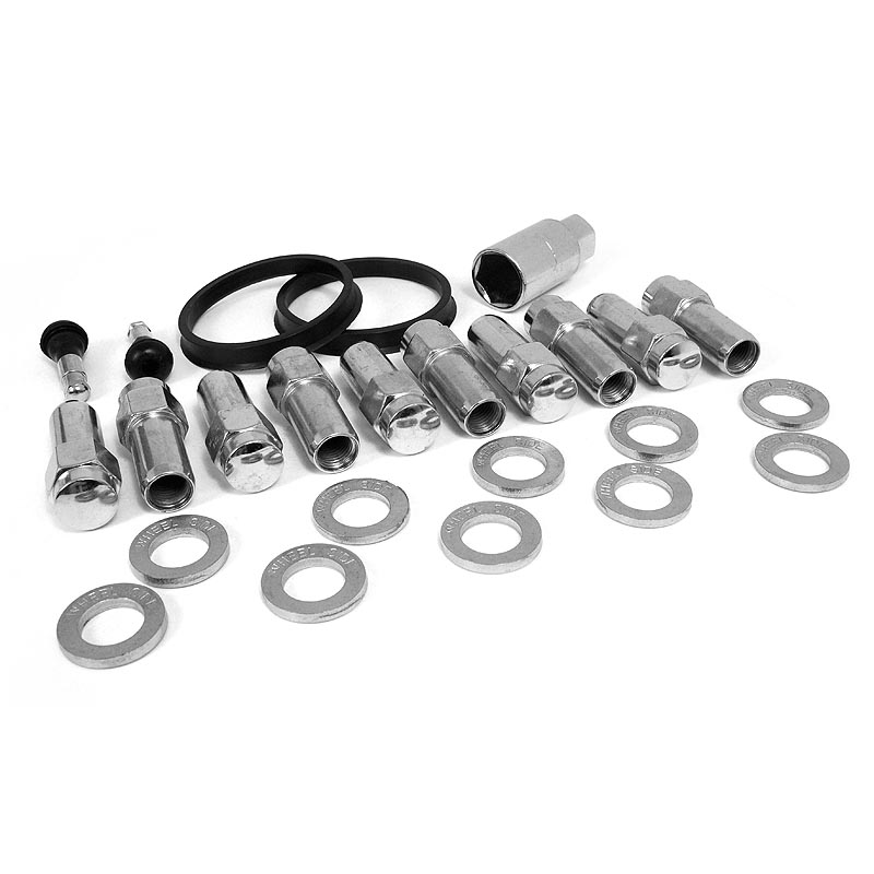 Race Star 14mm x 1.5 Open End 1.38in Shank w/ .875in Head  15+ Mustang Deluxe Lug Kit - 10 PK | 601-1433-10