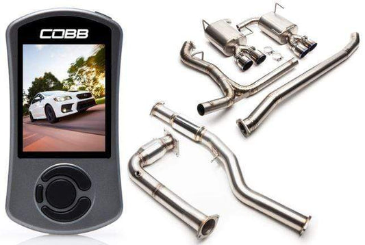Cobb Stage 2 Power Package Titanium (Resonated J-Pipe) WRX 6MT 15-21 | 641XR4TI