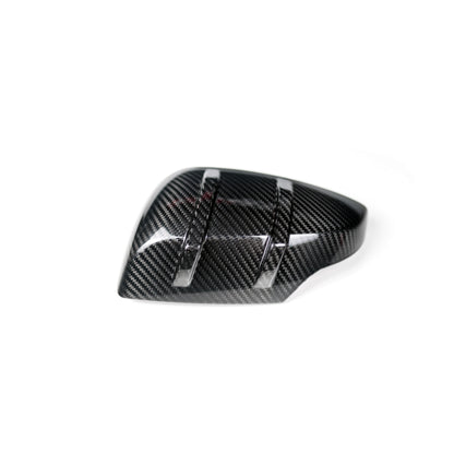 JDMuscle Tanso R2 Style Carbon Fiber Side Mirror Covers/Replacement with Turn Signal - 2015+WRX/STI