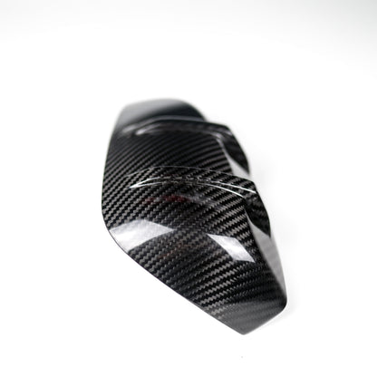 JDMuscle Tanso R2 Style Carbon Fiber Side Mirror Covers/Replacement with Turn Signal - 2015+WRX/STI