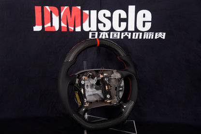 JDMuscle Custom Carbon Fiber Steering Wheel for 2002-2004 WRX 2002-2003 STI