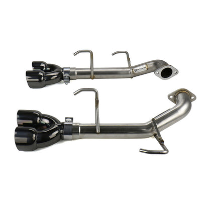 FactionFab 11-14 WRX/STI Sedan Axle Back Exhaust Black Tip | 1.10111.3