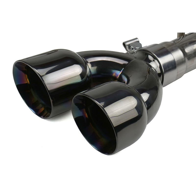 FactionFab 11-14 WRX/STI Sedan Axle Back Exhaust Black Tip | 1.10111.3