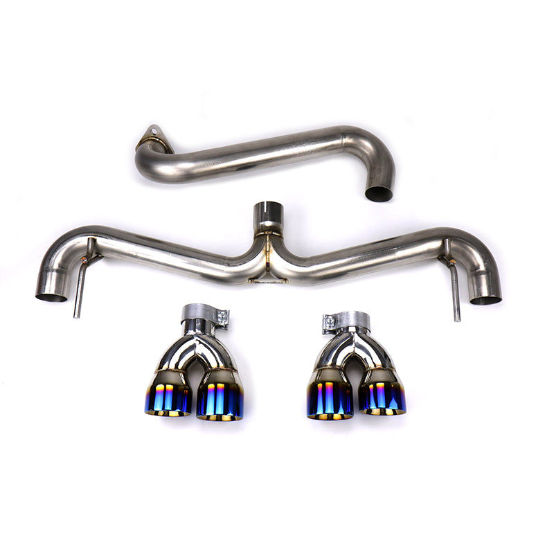 FactionFab Axle Back Exhaust Burnt Tips STI 2008-2014 / WRX 2011-2014 Hatchback | FFA1.10200.2