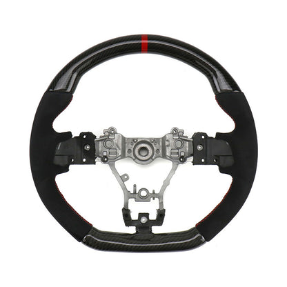 FactionFab 08-14 WRX/STI Steering Wheel Carbon and Suede | 1.10205.3