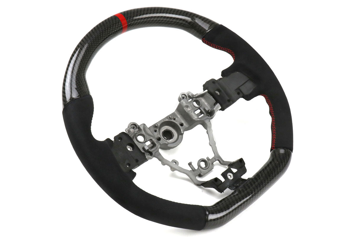 FactionFab 08-14 WRX/STI Steering Wheel Carbon and Suede | 1.10205.3