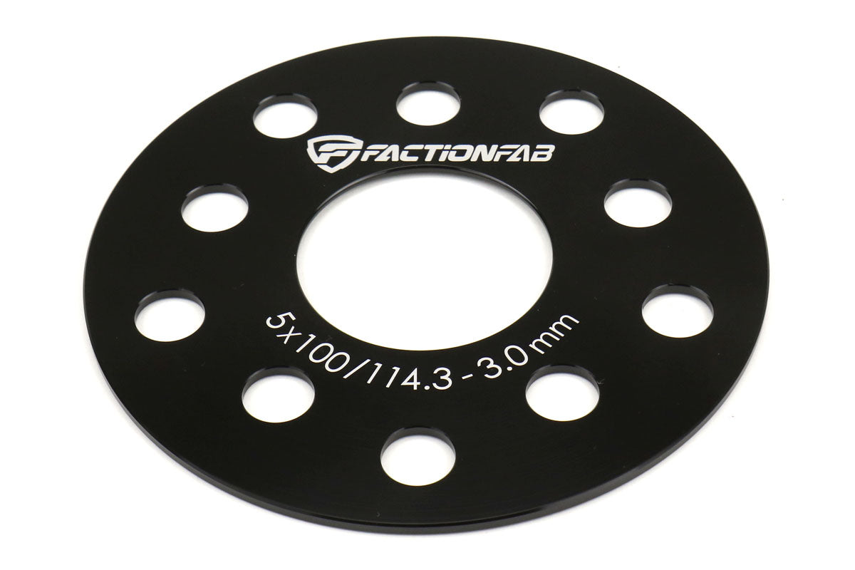 FactionFab Subaru 5x100/5x114.3 3mm 6061-T6 Forged Spacer Set Universal | 1.10215.1