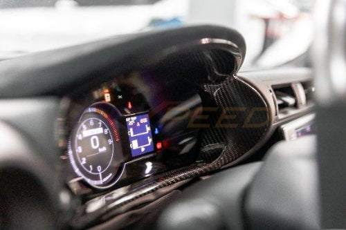 Rexpeed 2022+ GR86 / BRZ Dry Carbon Gauge Cluster Cover-LHD Only (Gloss) | FR137