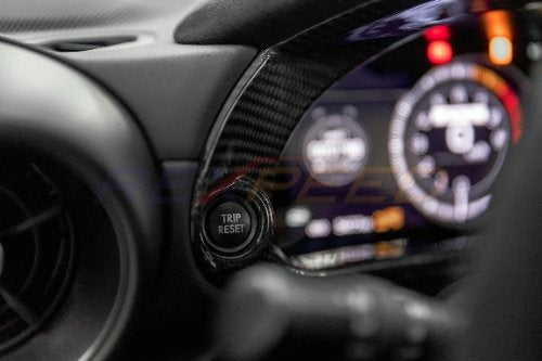 Rexpeed 2022+ GR86 / BRZ Dry Carbon Gauge Cluster Cover-LHD Only (Gloss) | FR137